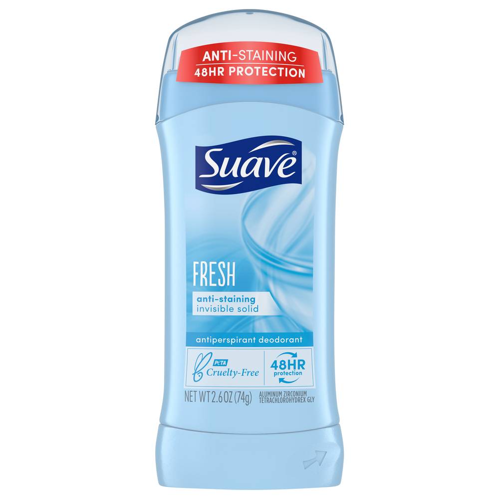 Suave Anti-Staining Antiperspirant Deodorant (2.6 oz)