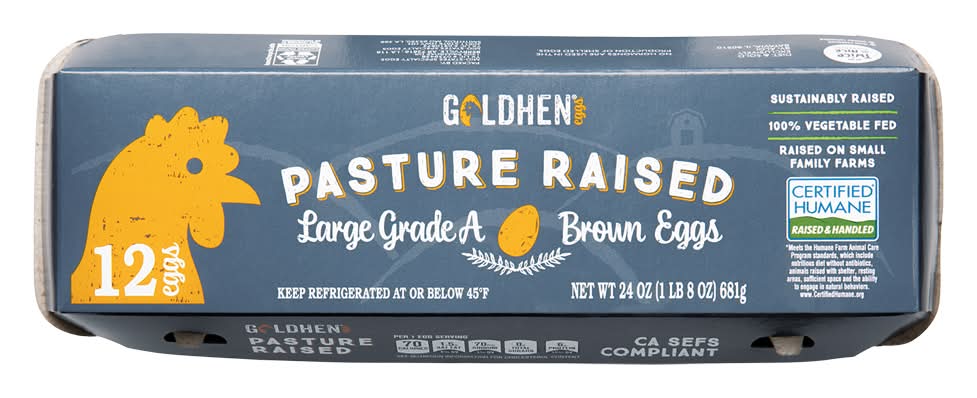 Goldhen Pasture Raised Large Brown Eggs - Grade A