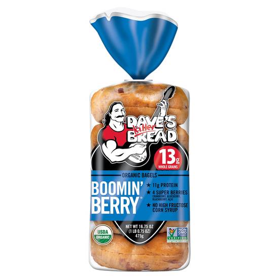 Dave's Killer Bread Bagels Organic Boomin' Berry