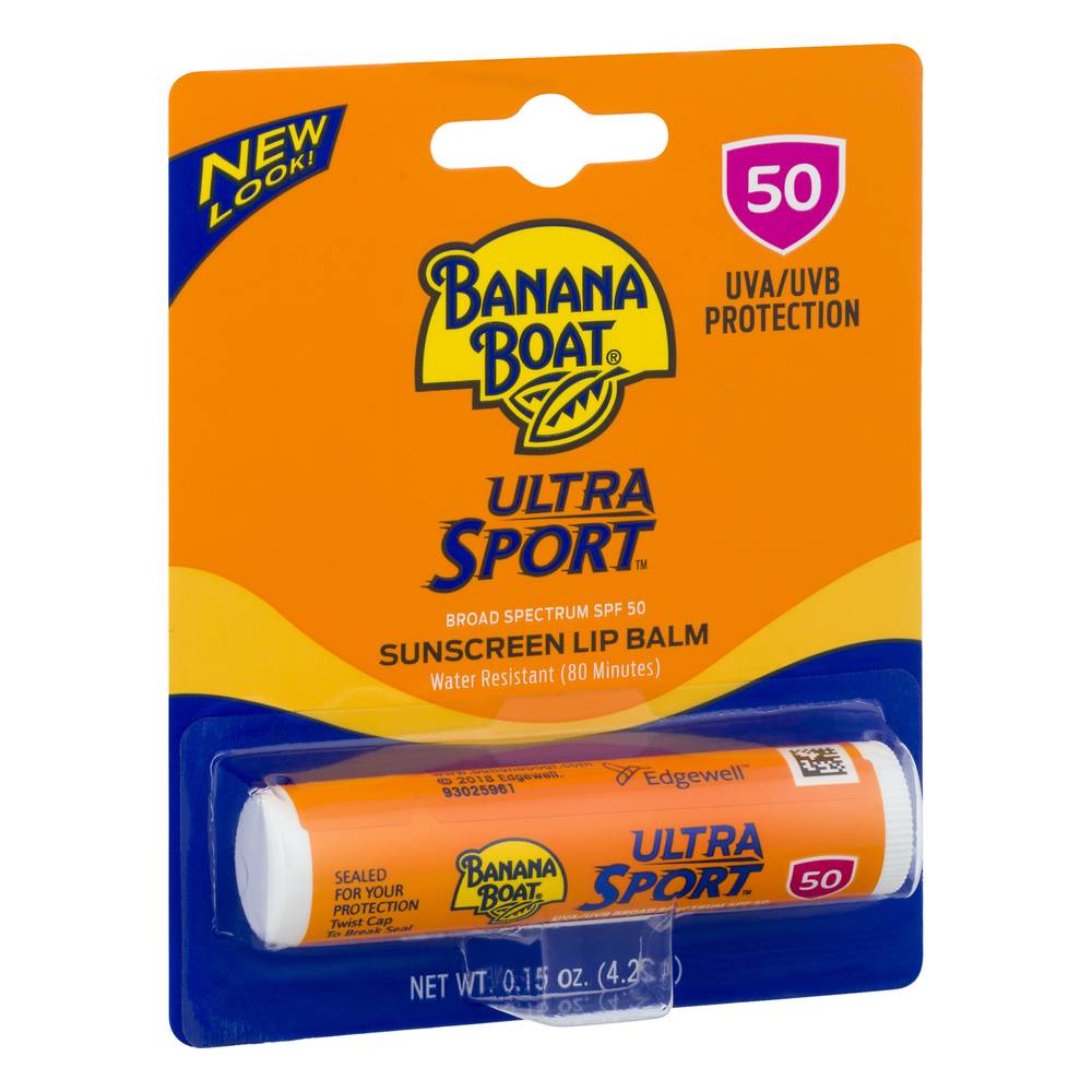 Banana Boat Ultra Sport Sunscreen Lip Balm Spf 50 (0.2 oz)