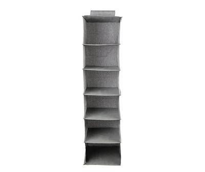 Real Living 6-tier Hanging Closet Organizer (gray )