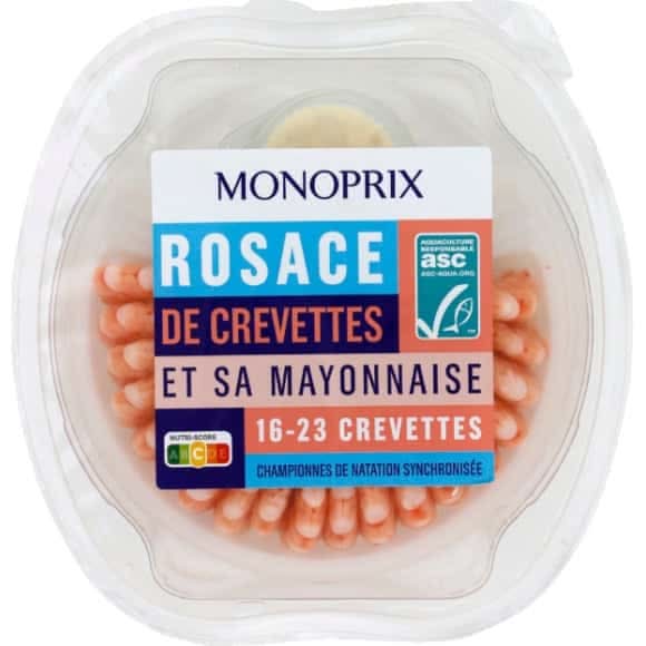 Monoprix - Rosace et sa mayonnaise, crevettes (130g)