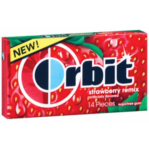 Orbit Strawberry Remix 14 Count