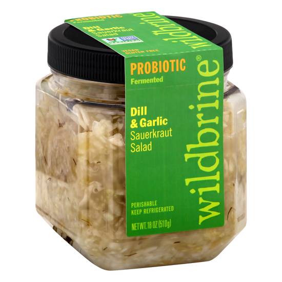 Wildbrine Probiotic Dill and Garlic Sauerkraut Salad