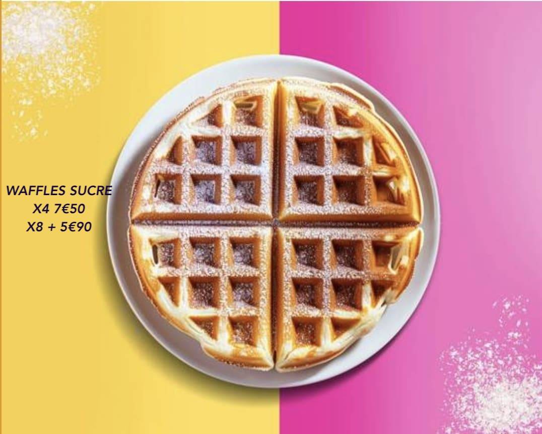 Waffles sucre 😋
