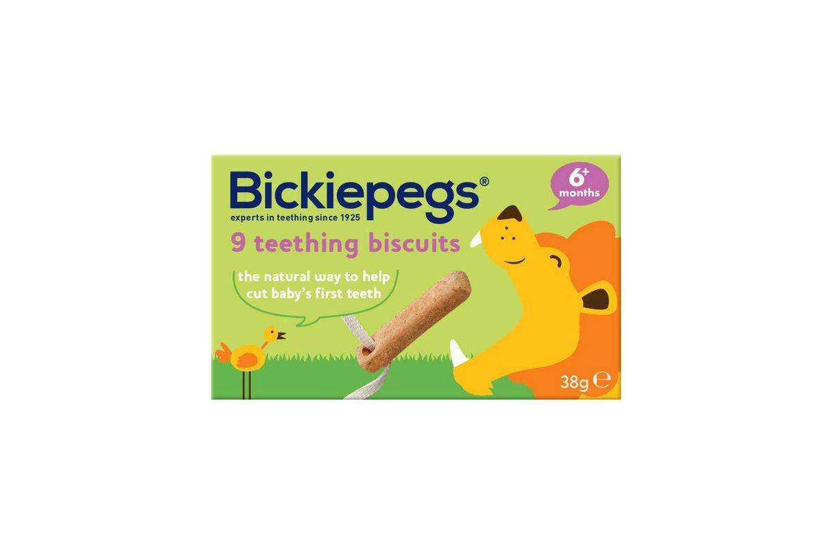 Bickiepegs Teething Biscuits For Babies 6+ Months (9 pack)