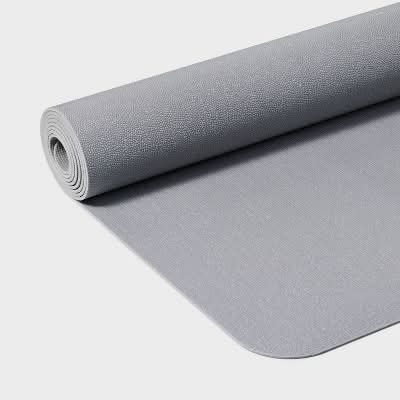 All In Motion Yoga Mat, 3 mm, Gray