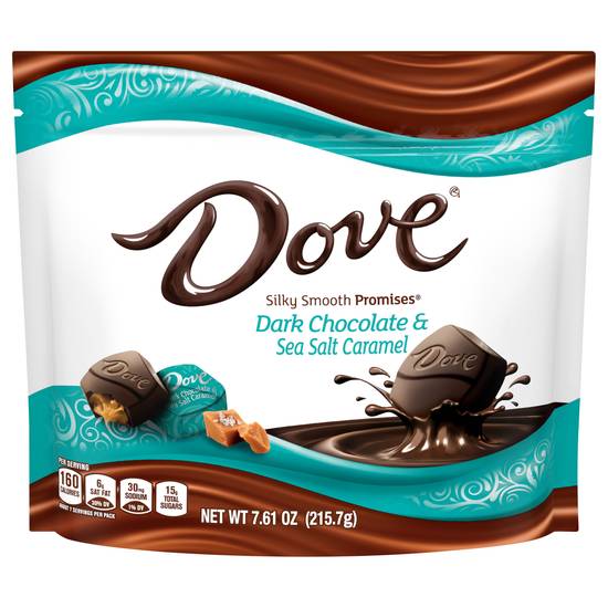 Dove Silky Dark Chocolate & Sea Salt Caramel Candy
