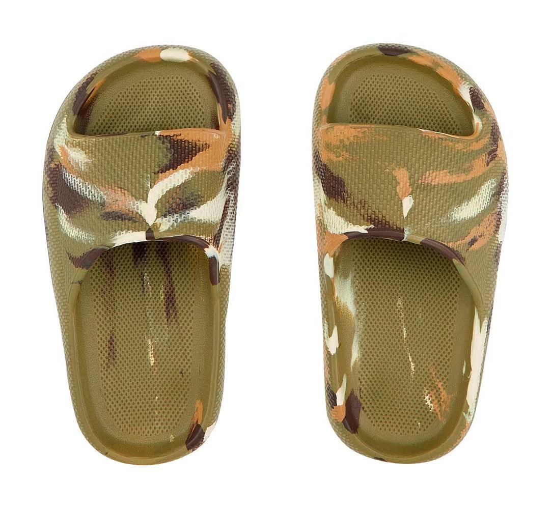 Summer Boys Camouflage Cloud Slide Sandals