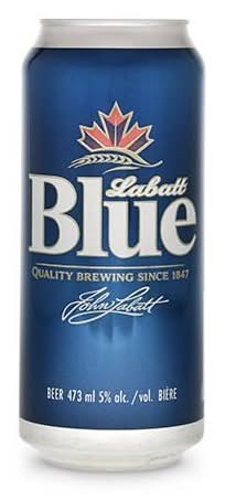 Labatt Blue Pilsner-Style Lager Beer (473 ml)