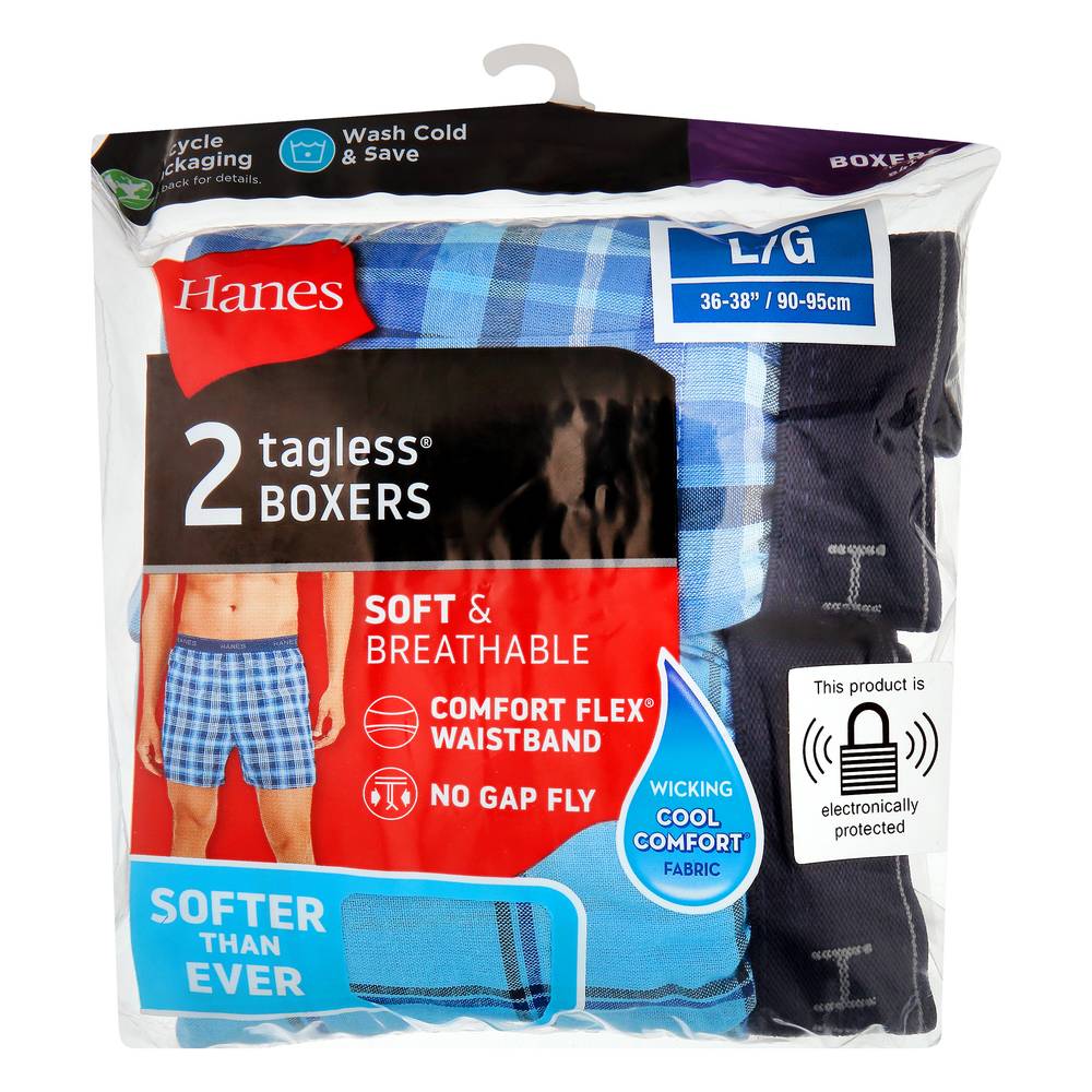 Hanes L/G Tagless Boxers