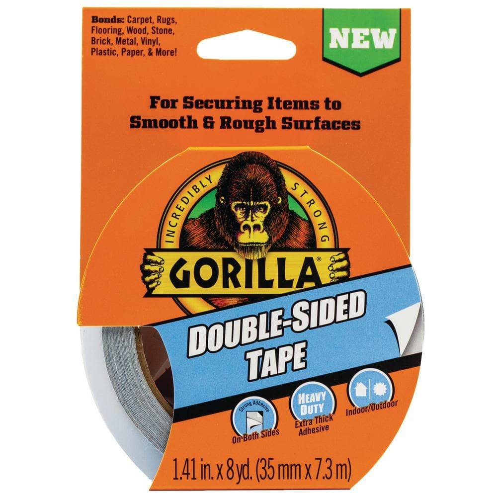 Gorilla Double Sided Tape, 35 mm x 7.3 m, Gray