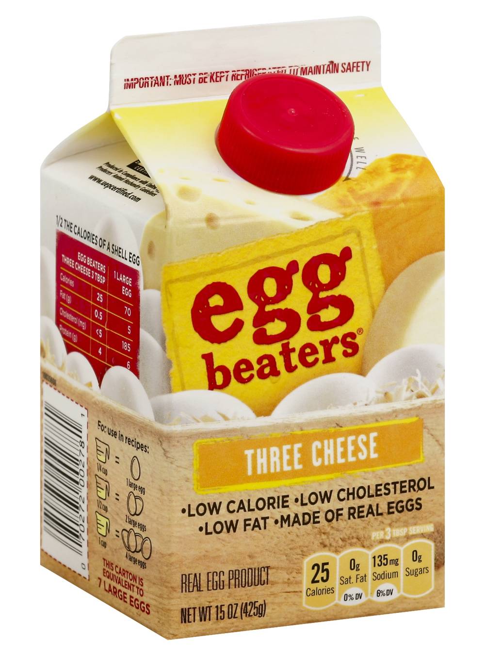 Egg Beaters Egg Product, Cheese (15 oz)