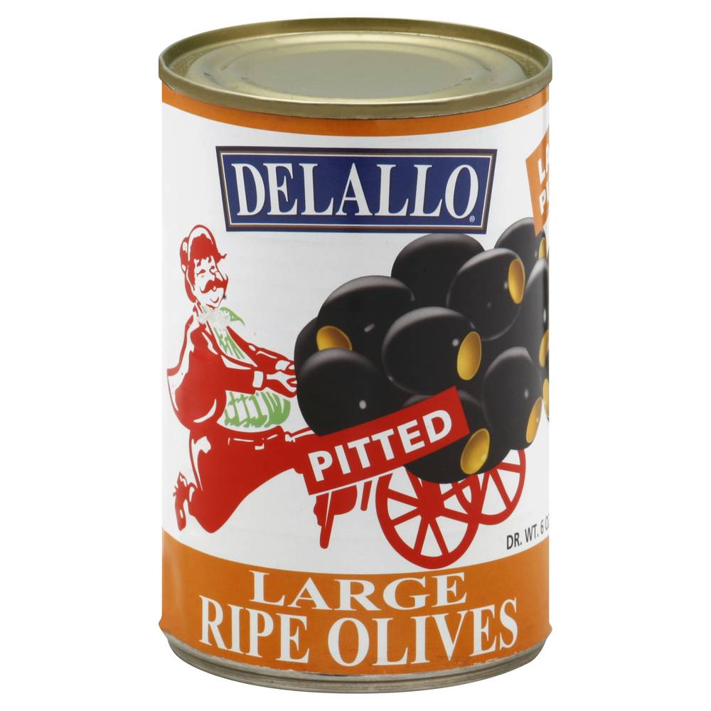 Delallo Large Ripe Olives (6 oz)