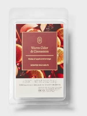Threshold Wax Melts, Warm Cider-Cinnamon (2.5 oz, 6 ct)