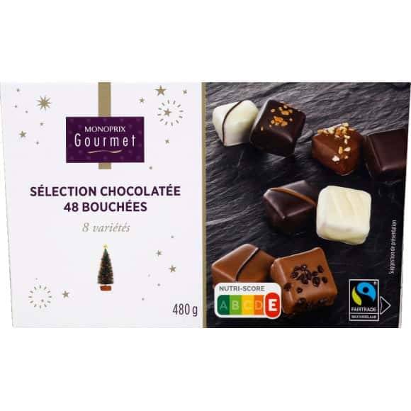 Monorpix Gourmet Assortiment De Chocolats, 8 Varietes La Boite De 48, 480G