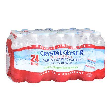 Crystal Geyser Crystal Geyser Natural Alpine Spring Water 8-8 fl oz. Bottles