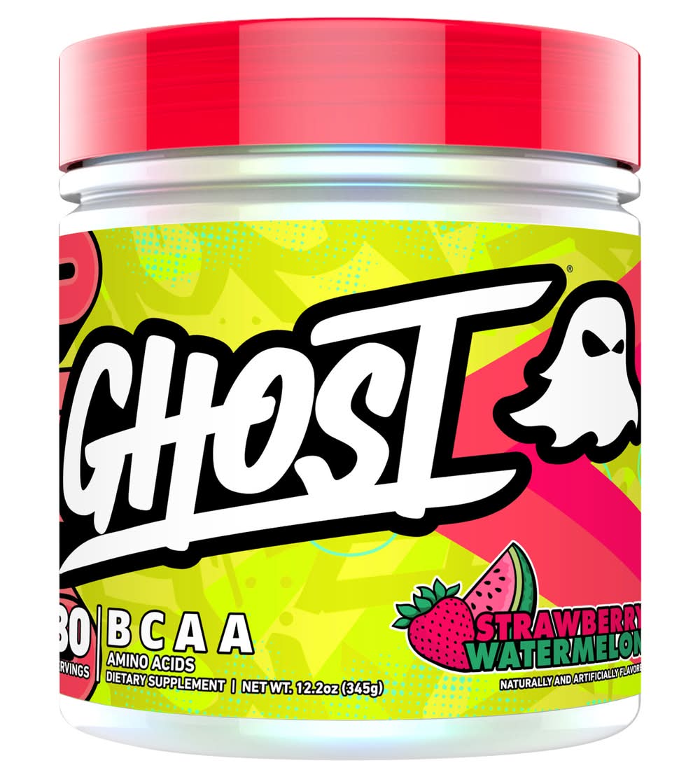 Ghost Bcaa Powder Amino Acids Dietary Supplement, Strawberry Watermelon (12.2 oz)