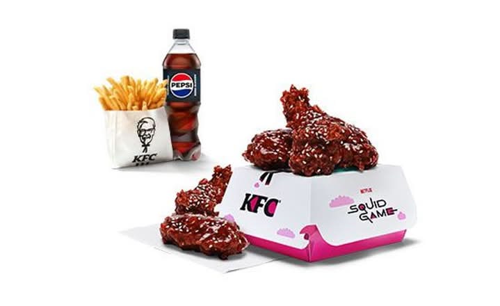 Korean Hot Wings Menü