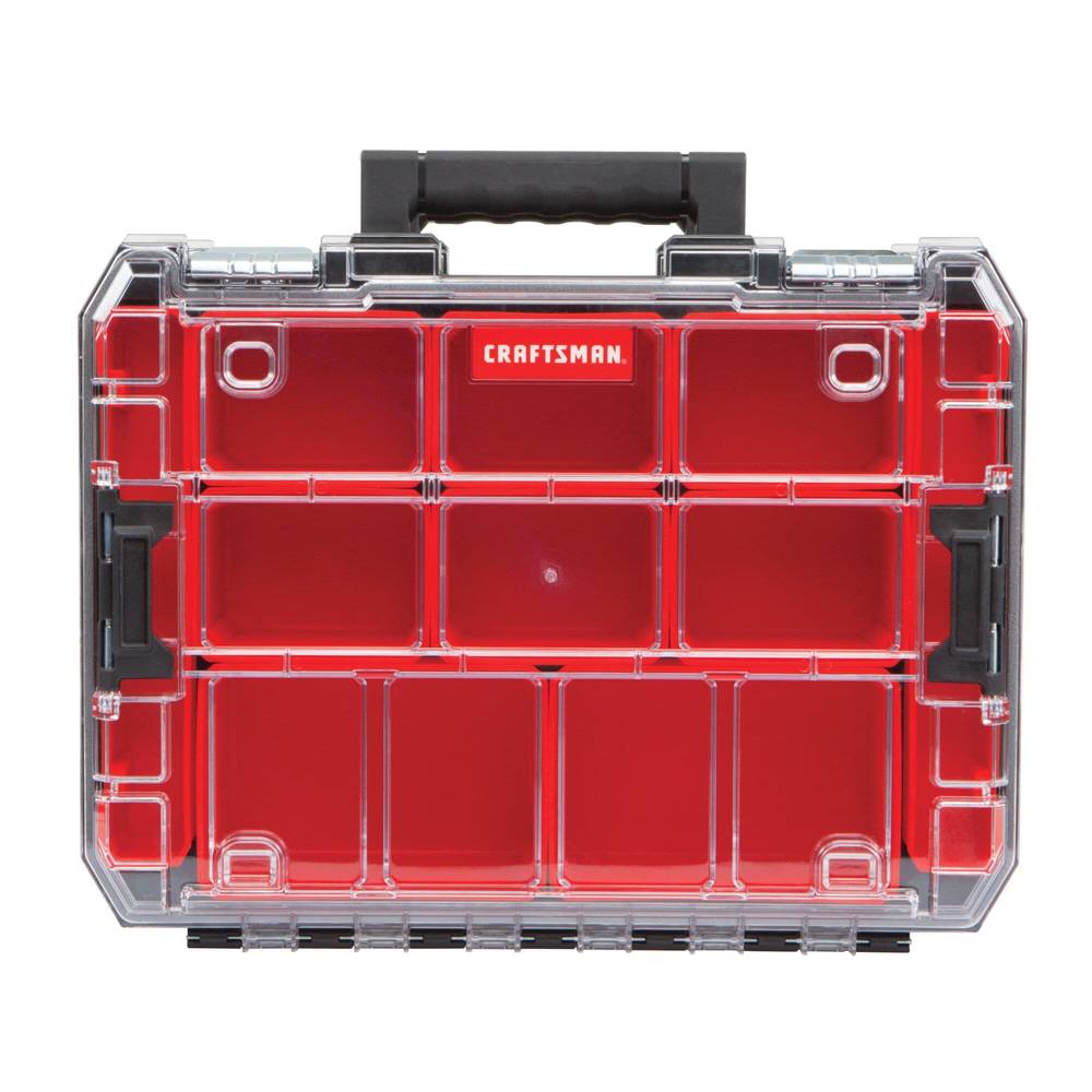 CRAFTSMAN VERSASTACK 10-Compartment Large Plastic Small Parts Organizer | CMST17817