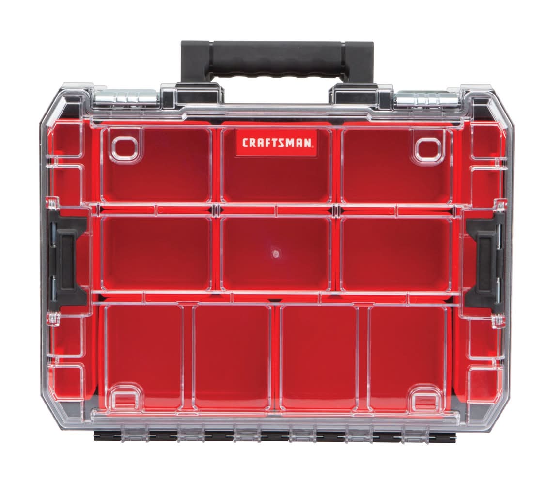 CRAFTSMAN VERSASTACK 10-Compartment Large Plastic Small Parts Organizer