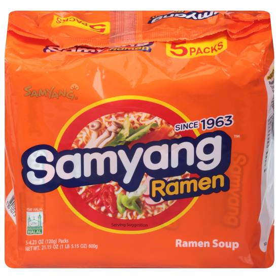 Samyang Original Beef Ramen Soup ( 5 ct )