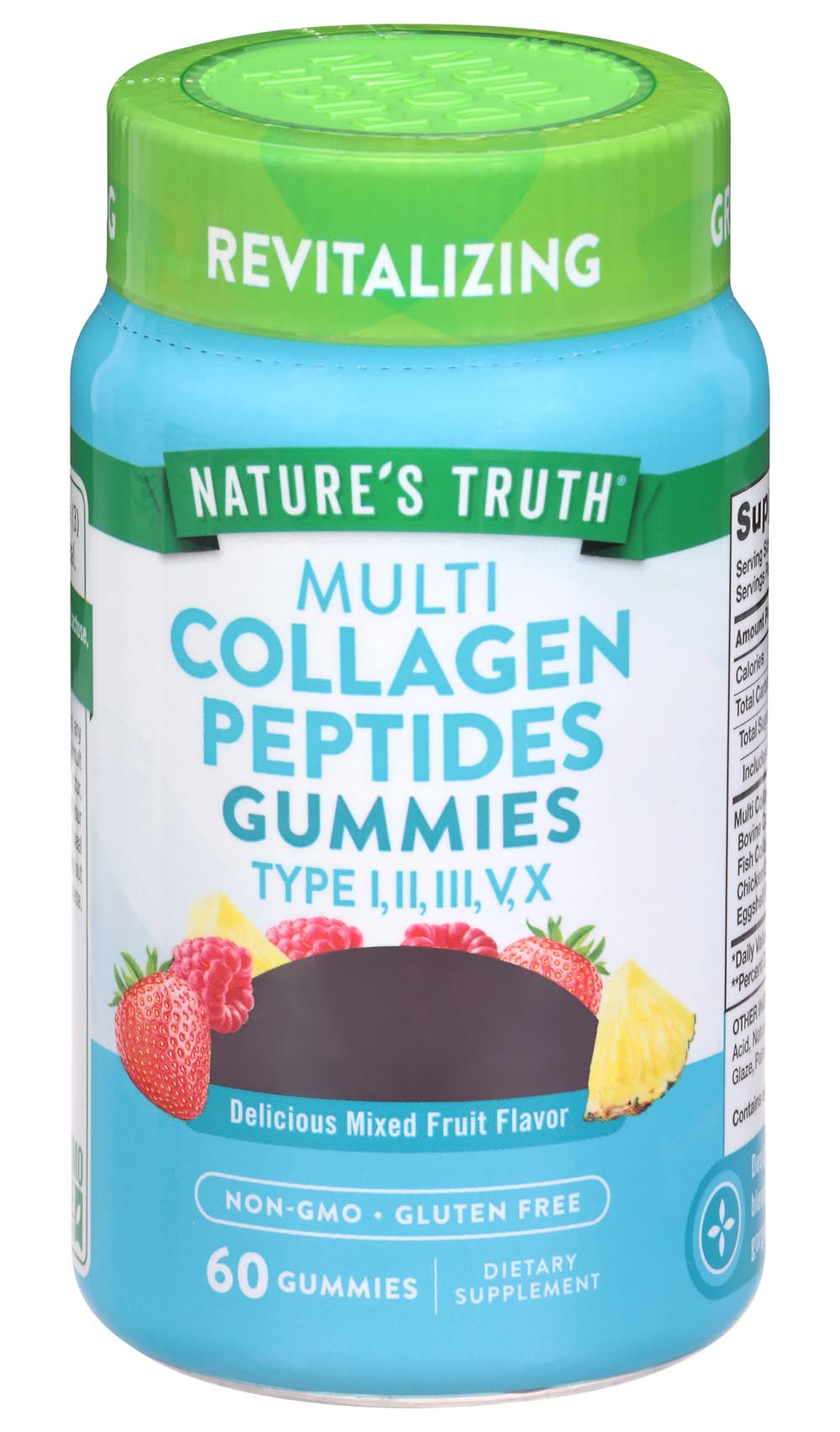 Nature's Truth Natural Mixed Fruit Flavor Multi Collagen Gummies (7.2 oz)