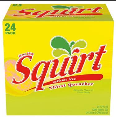 Squirt- Citrus Soda - 24/12 oz cans (1X24|1 Unit per Case)