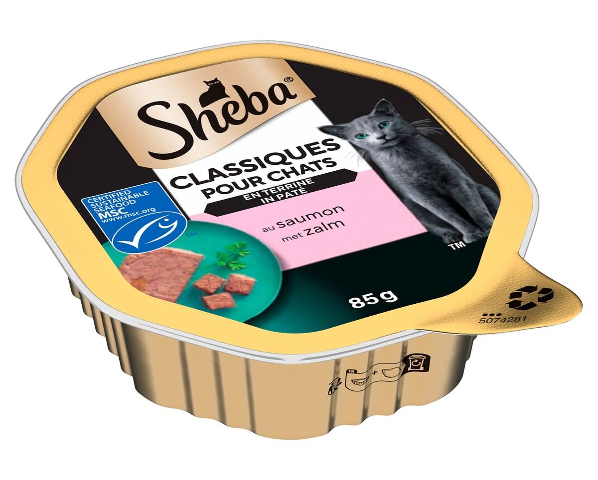 Sheba in Pat� met Zalm 85 g