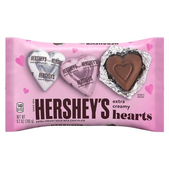 Hershey's Xtra Creamy Hearts Milk Chocolate (chocolate)