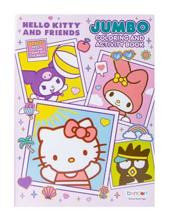 Licensed Jumbo Coloring & Activity Book Hello Kitty and Friends