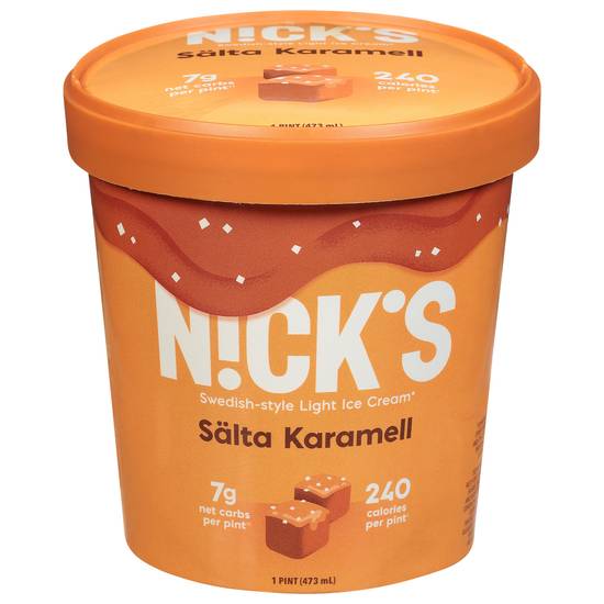 Nick's Light Salta Karamell Ice Cream