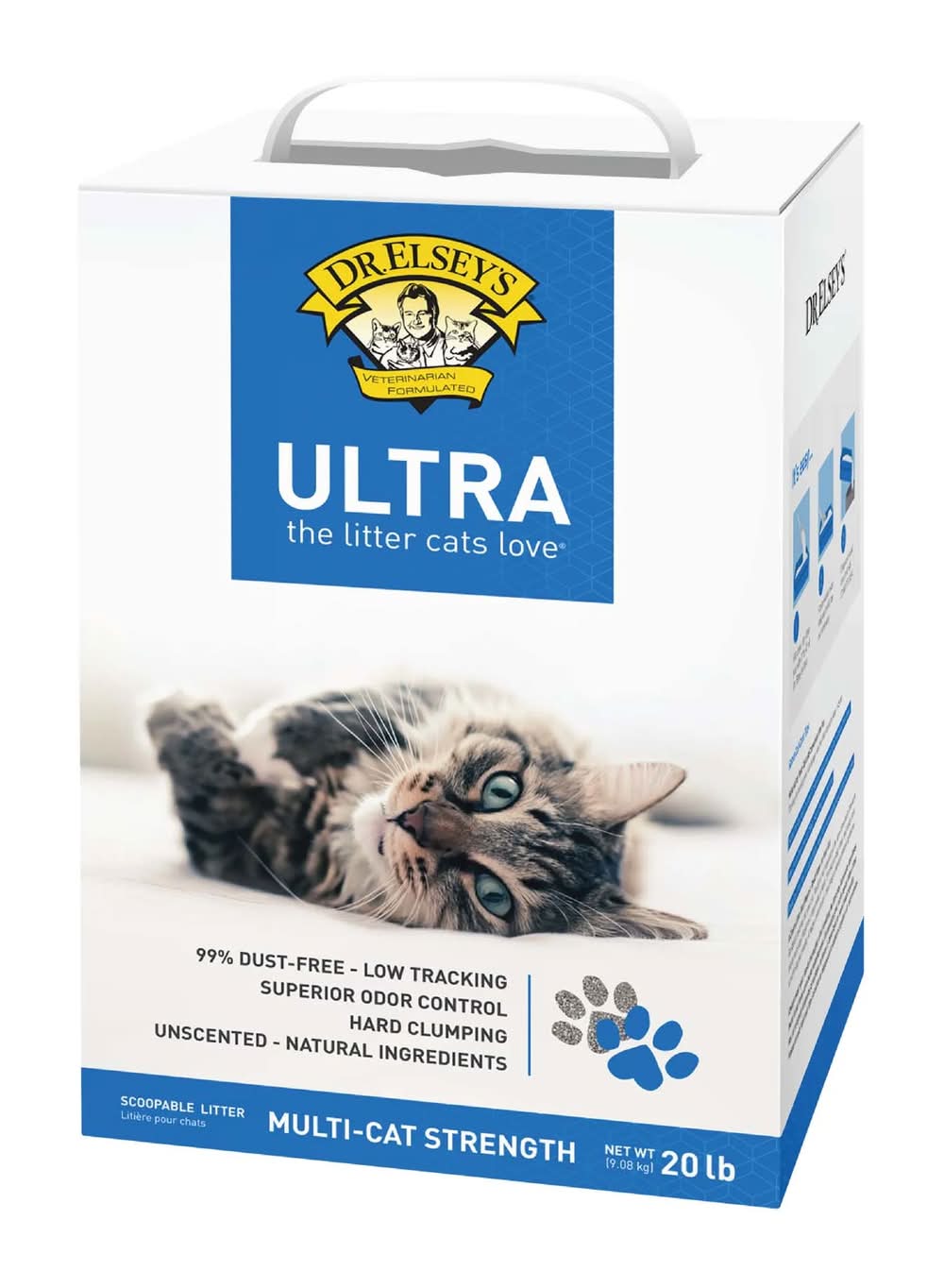 Dr. Elsey's Ultra Clumping Clay Multi-Cat Litter, 20 lbs.