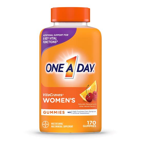 One A Day Women's Multivitamin Gummies, 170 CT