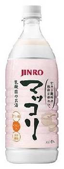 76765：JINRO マッコリ 6° 1L ペット / Jinro Makgeoli