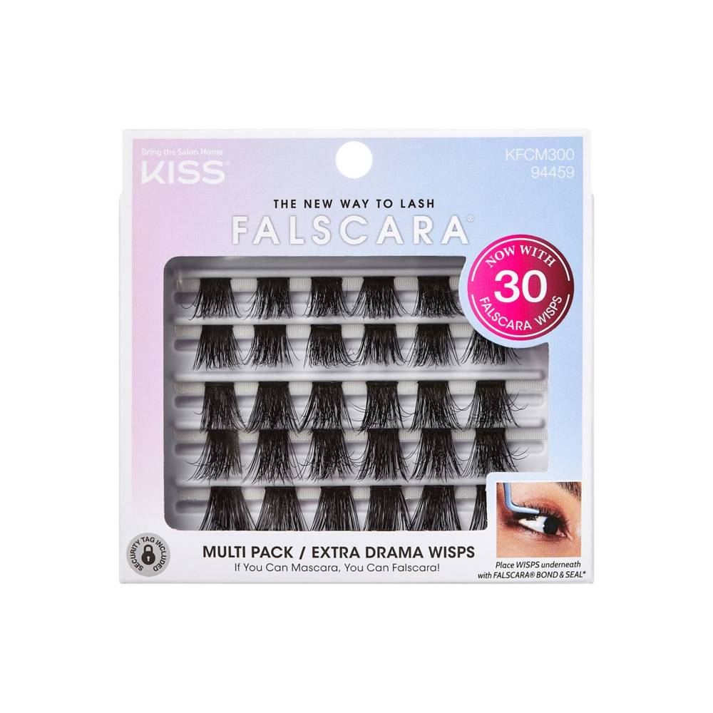 KISS Falscara Eyelashes Extra Drama Wisp (30 ct)