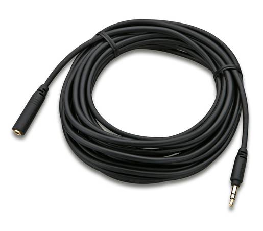 RadioShack · Cable extensión auxiliar 3.5 mm negro
