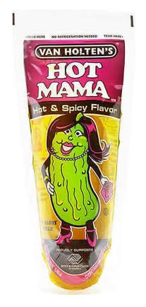 Van Holten's Pickles Hot Mama 13.2oz Container