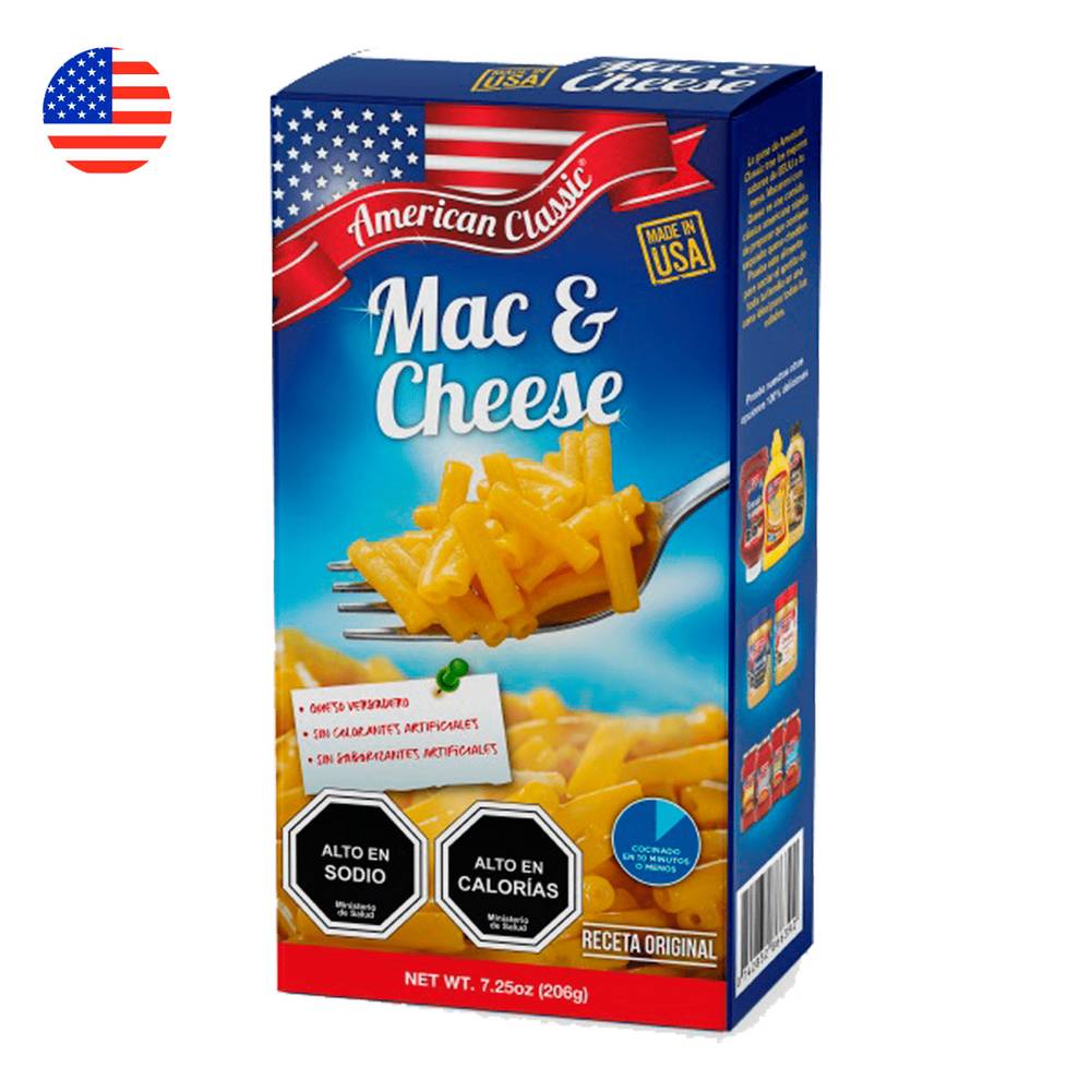 American Classic · Caja de macarrones con queso (206 g)