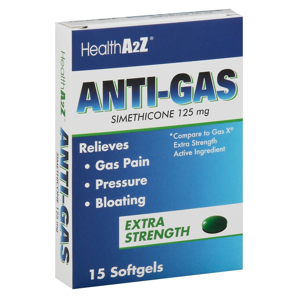 Healtha2z Extra Strength Gas Reliever Softgels (15 ct)