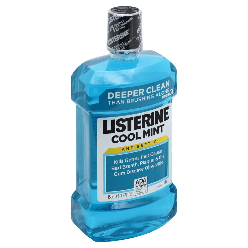 Listerine Antiseptic Cool Mint Mouthwash (2.7 fl oz)