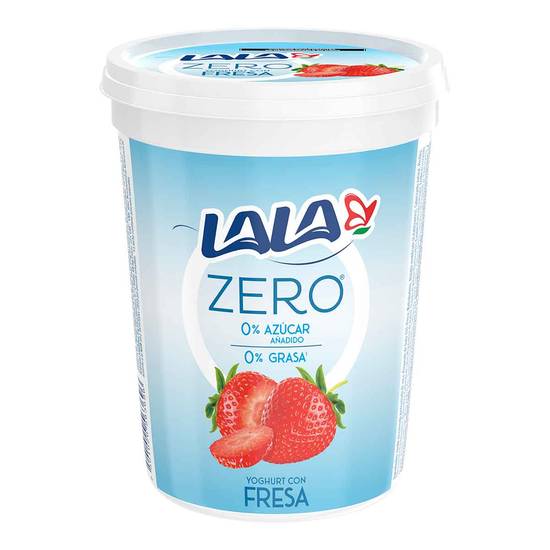 Lala yoghurt zero con fresa (bote 900 g)