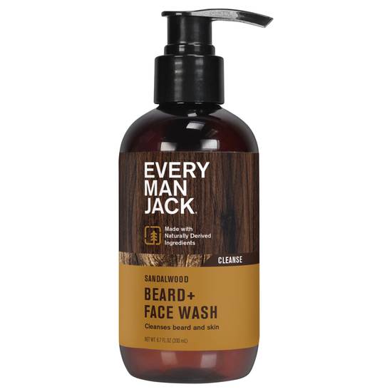 Every Man Jack Sandalwood Beard & Face Wash