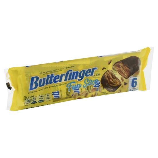 Butterfinger Fun Size pack Bar (6 ct) (peanut)