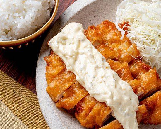 宮崎チキン南蛮定食 たっぷり玉子のタルタルソース Miyazaki Chicken Nanban Set Meal with Egg Tartar Sauce