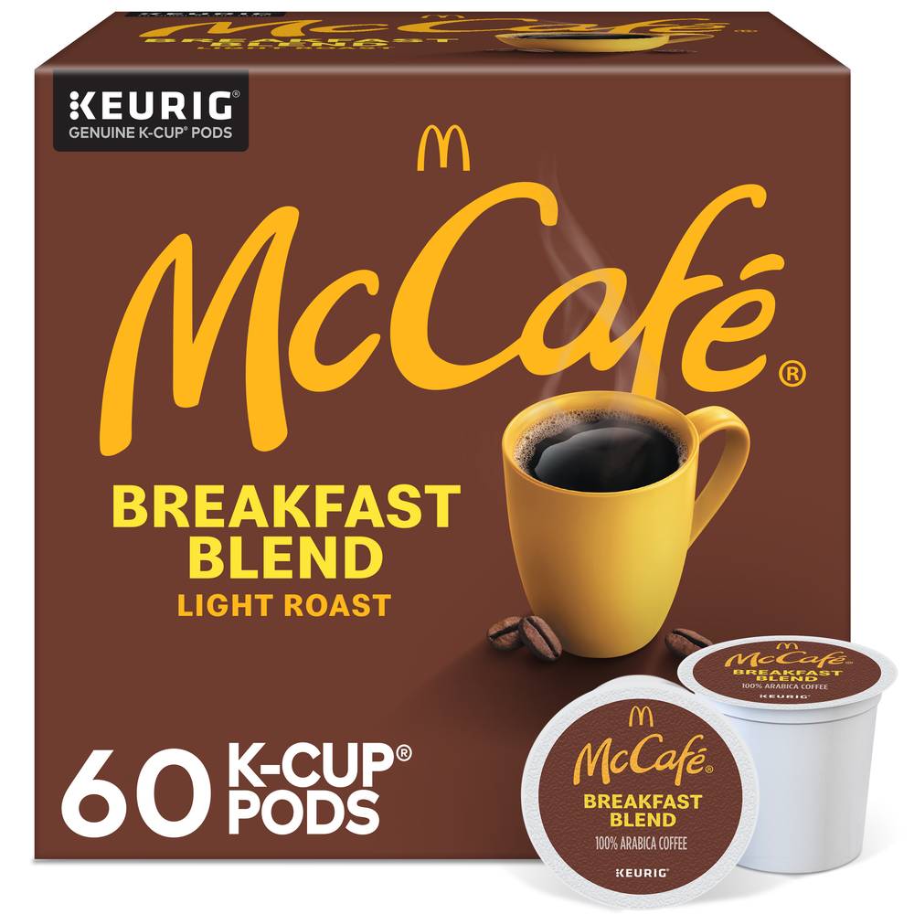 McCafé Breakfast Blend K-Cup Coffee Pods (0.28 oz, 10 ct)