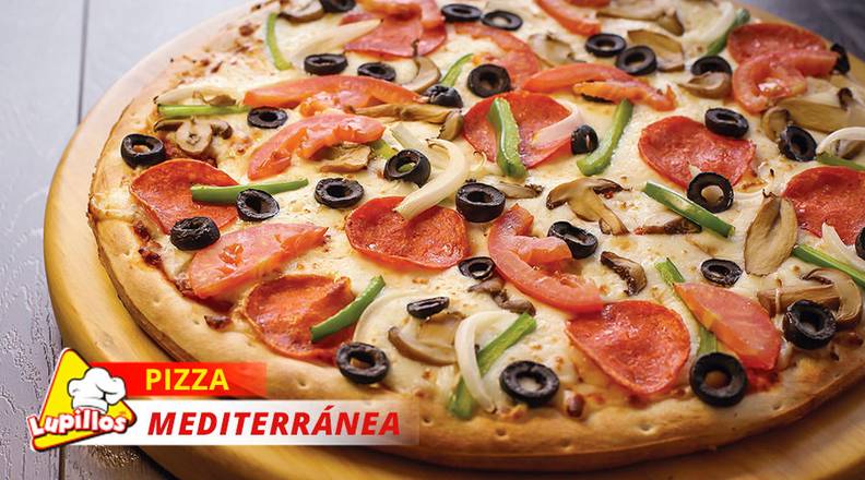 Pizza Extra Grande Mediterránea