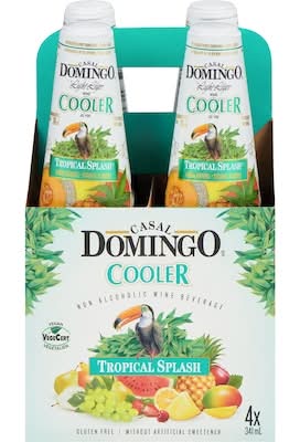 Casal domingo cooler boisson à base de vin sans alcool - cooler non alcoholic wine based drink (4 pièces, 341 ml) (fruits tropicaux)