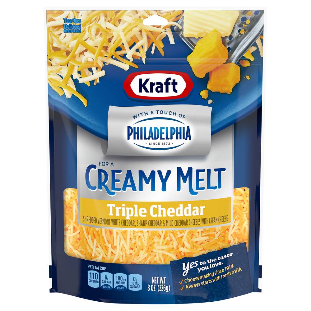 Kraft Triple Cheddar Cheese (8 oz)