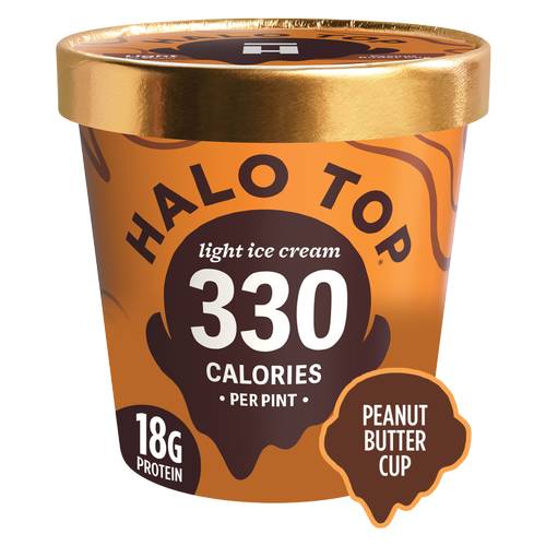 Halo Top Peanut Butter Cup Light Ice Cream